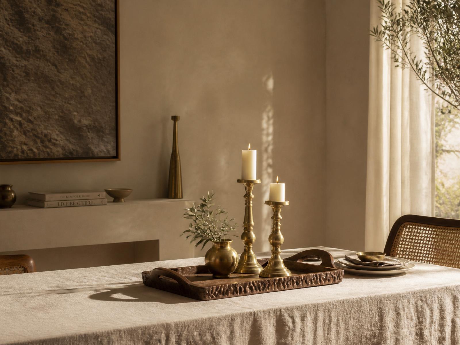 Dining styled with Kaprio Living décor