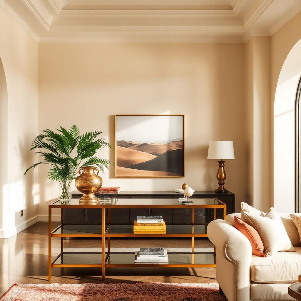 Living Room styled with Kaprio Living décor